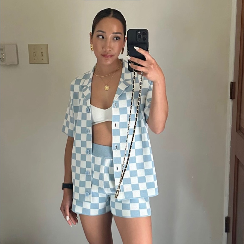 Oak & Fort Checkered Two Piece Coordinate